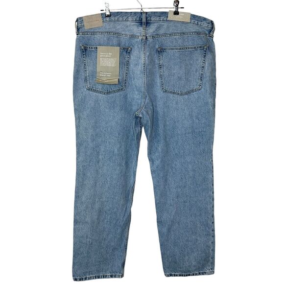 Everlane The Authentic Straight Jean Blue Men's 38x28 NWT Organic Cotton FLAW - Picture 5 of 12